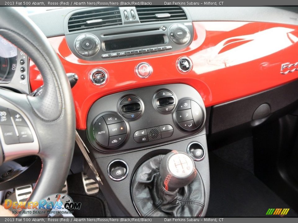 2013 Fiat 500 Abarth Rosso (Red) / Abarth Nero/Rosso/Nero (Black/Red/Black) Photo #12