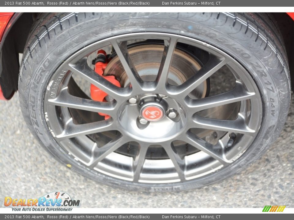 2013 Fiat 500 Abarth Rosso (Red) / Abarth Nero/Rosso/Nero (Black/Red/Black) Photo #20