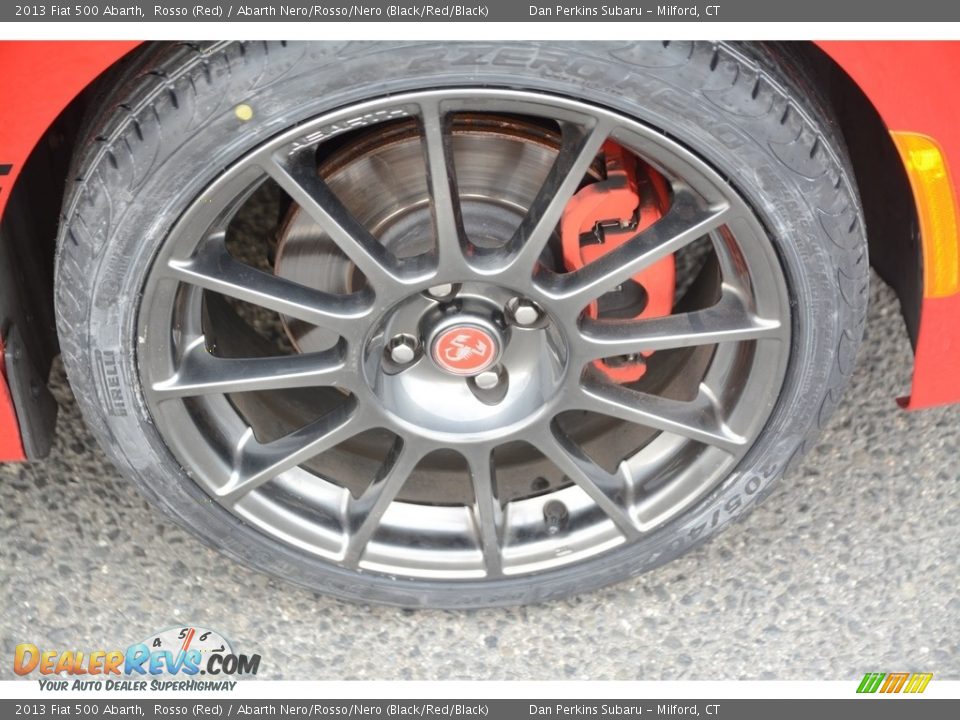 2013 Fiat 500 Abarth Rosso (Red) / Abarth Nero/Rosso/Nero (Black/Red/Black) Photo #22