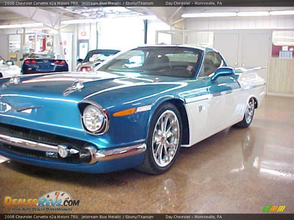 2008 Chevrolet Corvette n2a Motors 789 Jetstream Blue Metallic / Ebony/Titanium Photo #19