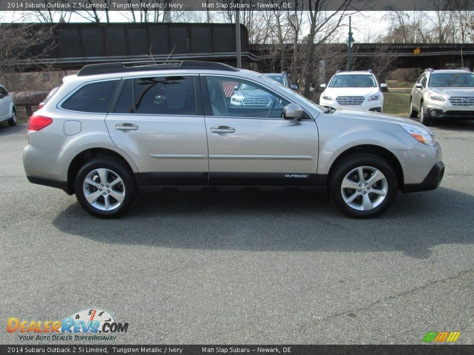 2014 Subaru Outback 2.5i Limited Tungsten Metallic / Ivory Photo #5
