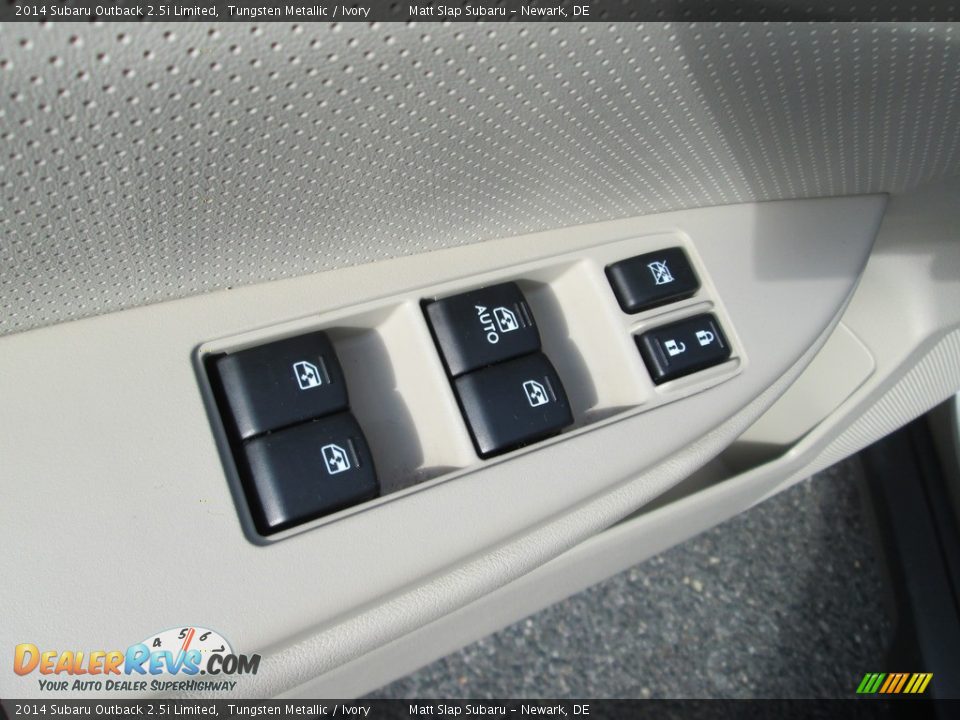 2014 Subaru Outback 2.5i Limited Tungsten Metallic / Ivory Photo #14