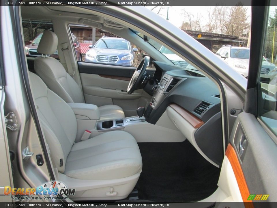 2014 Subaru Outback 2.5i Limited Tungsten Metallic / Ivory Photo #17