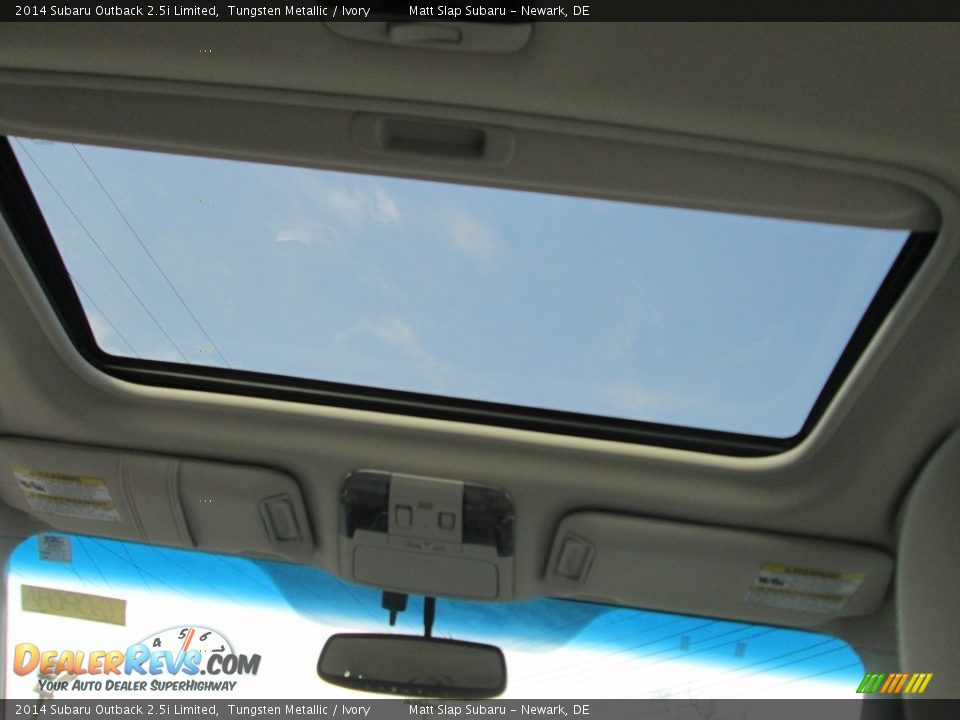 2014 Subaru Outback 2.5i Limited Tungsten Metallic / Ivory Photo #20