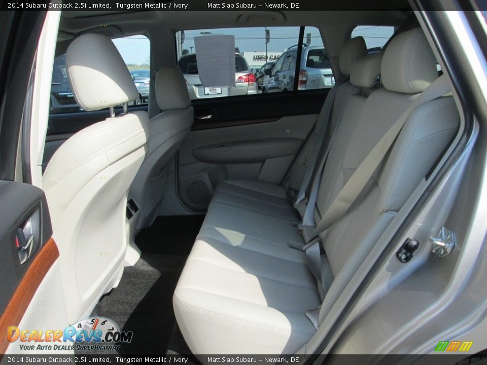 2014 Subaru Outback 2.5i Limited Tungsten Metallic / Ivory Photo #21
