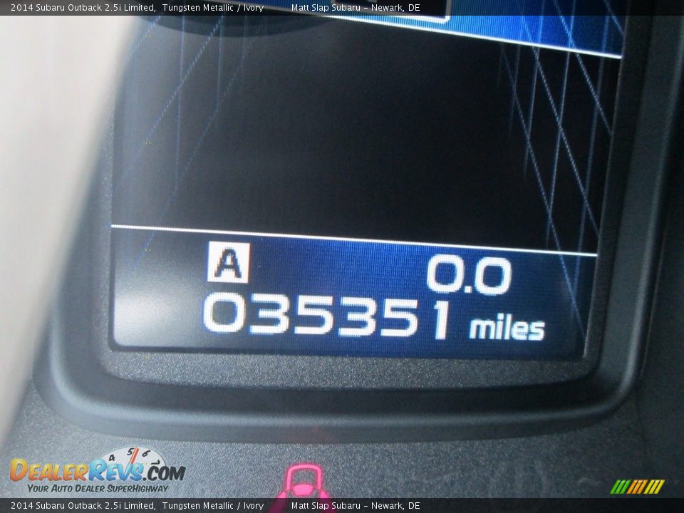 2014 Subaru Outback 2.5i Limited Tungsten Metallic / Ivory Photo #28