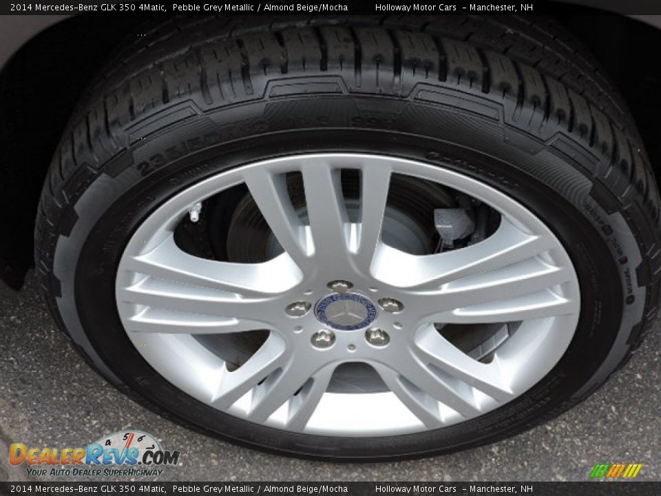 2014 Mercedes-Benz GLK 350 4Matic Pebble Grey Metallic / Almond Beige/Mocha Photo #5