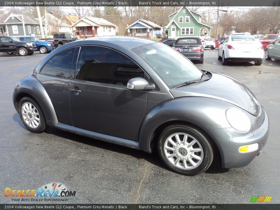 2004 Volkswagen New Beetle GLS Coupe Platinum Grey Metallic / Black Photo #4