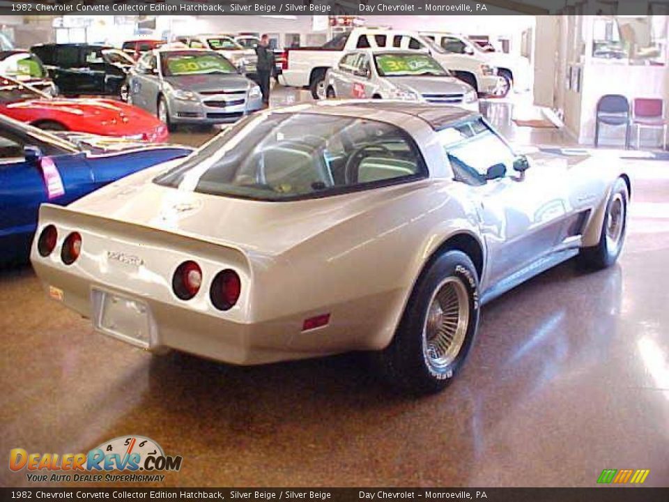 Silver Beige 1982 Chevrolet Corvette Collector Edition Hatchback Photo #4