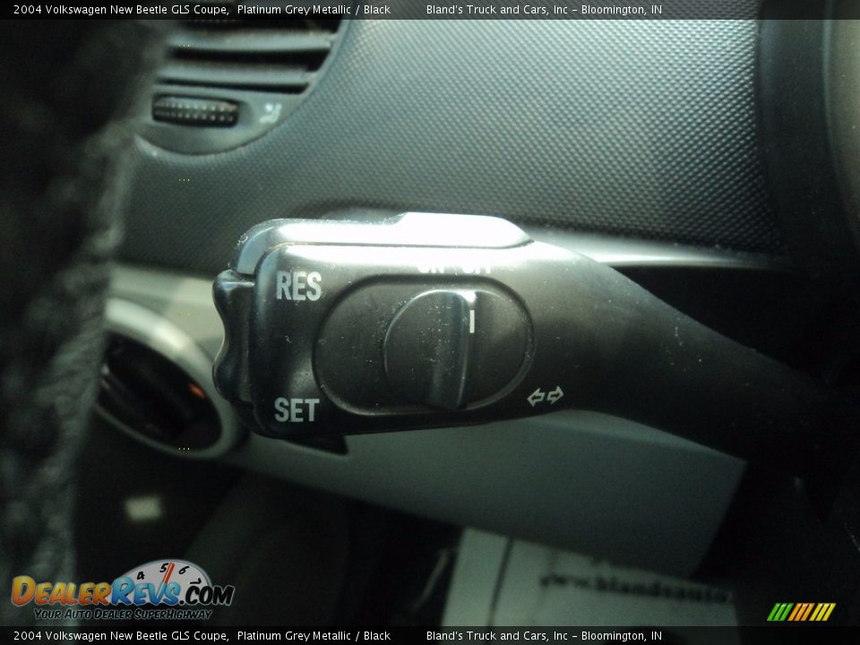 2004 Volkswagen New Beetle GLS Coupe Platinum Grey Metallic / Black Photo #13