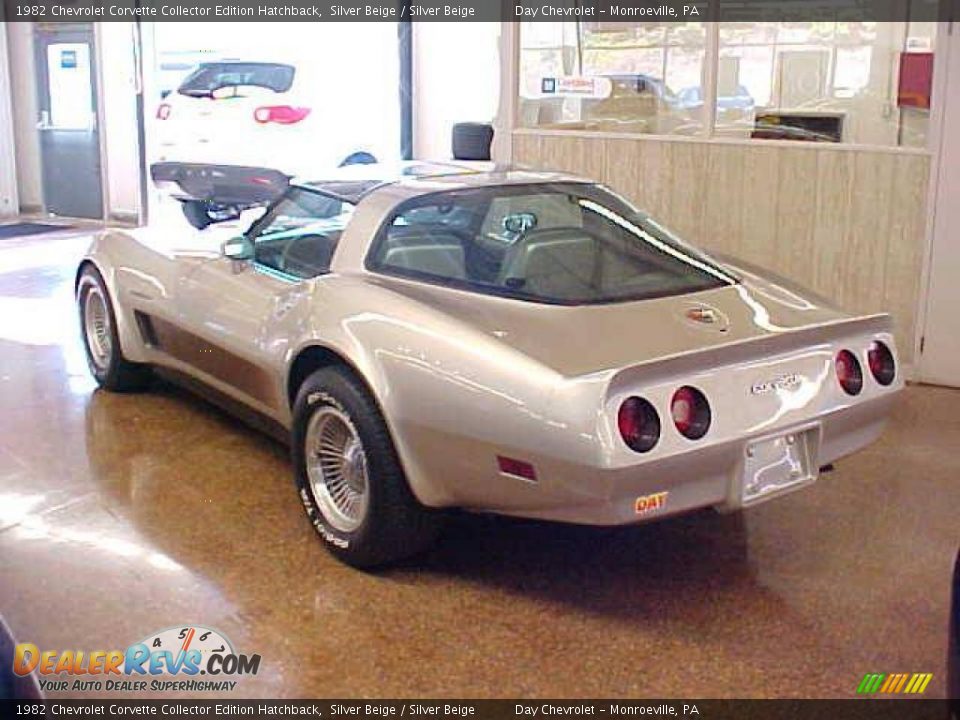 Silver Beige 1982 Chevrolet Corvette Collector Edition Hatchback Photo #5