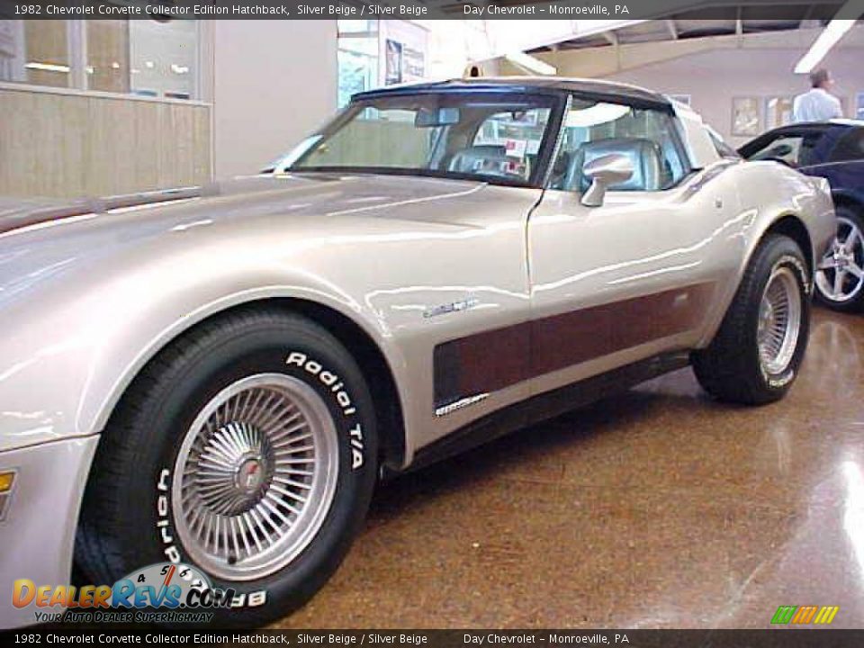 1982 Chevrolet Corvette Collector Edition Hatchback Silver Beige / Silver Beige Photo #21