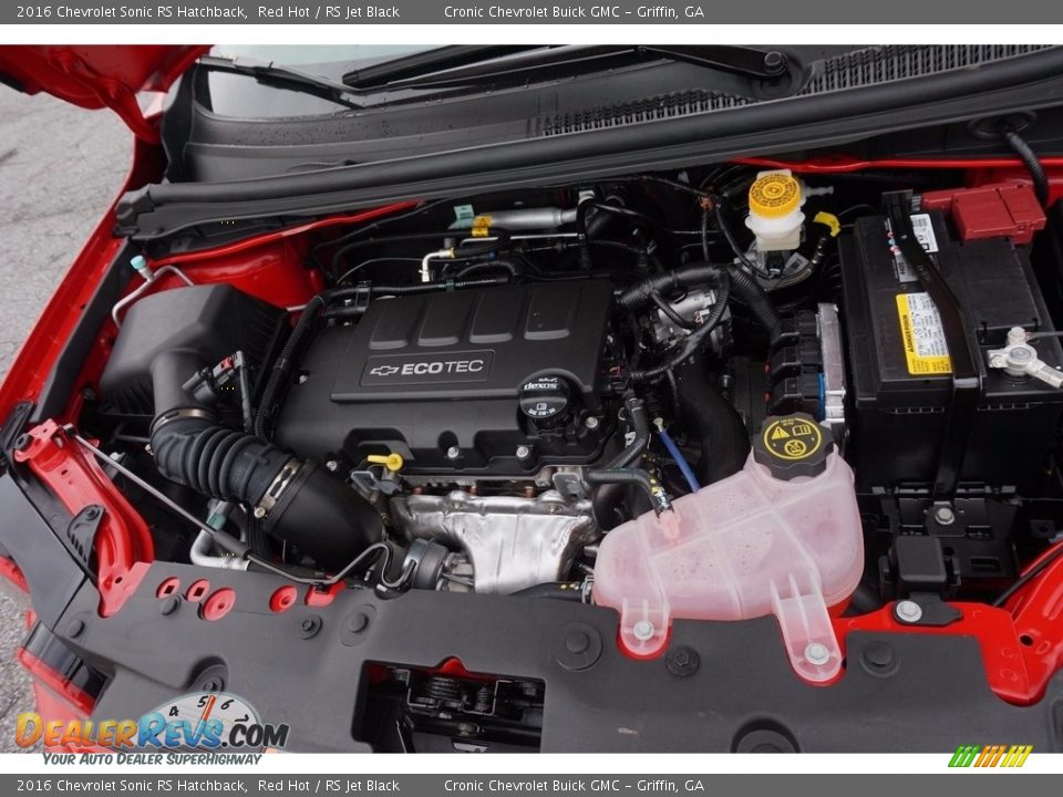 2016 Chevrolet Sonic RS Hatchback 1.4 Liter Turbocharged DOHC 16-Valve VVT 4 Cylinder Engine Photo #12
