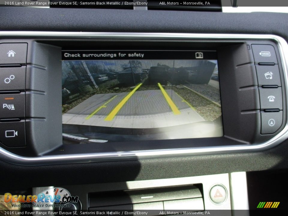 2016 Land Rover Range Rover Evoque SE Santorini Black Metalllic / Ebony/Ebony Photo #15
