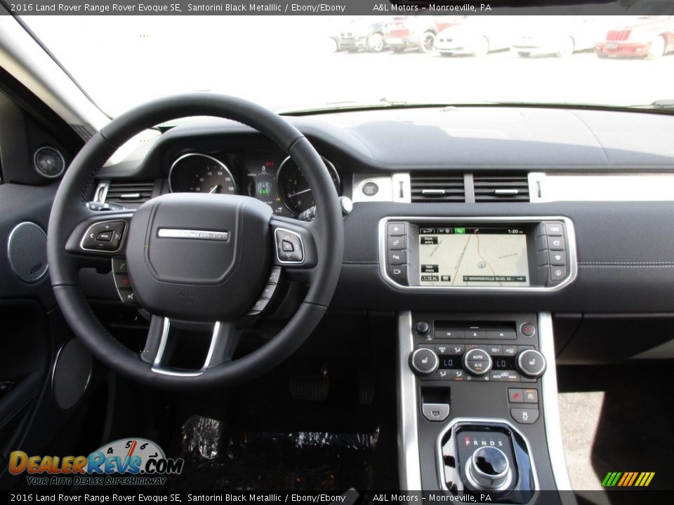 2016 Land Rover Range Rover Evoque SE Santorini Black Metalllic / Ebony/Ebony Photo #18