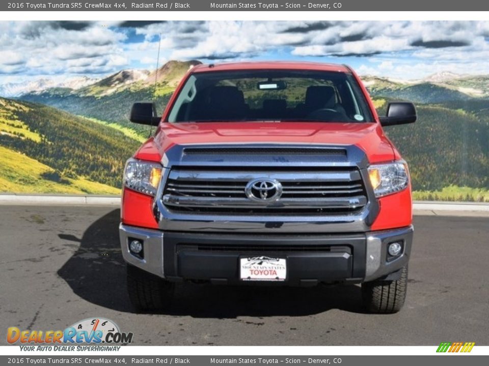 2016 Toyota Tundra SR5 CrewMax 4x4 Radiant Red / Black Photo #2