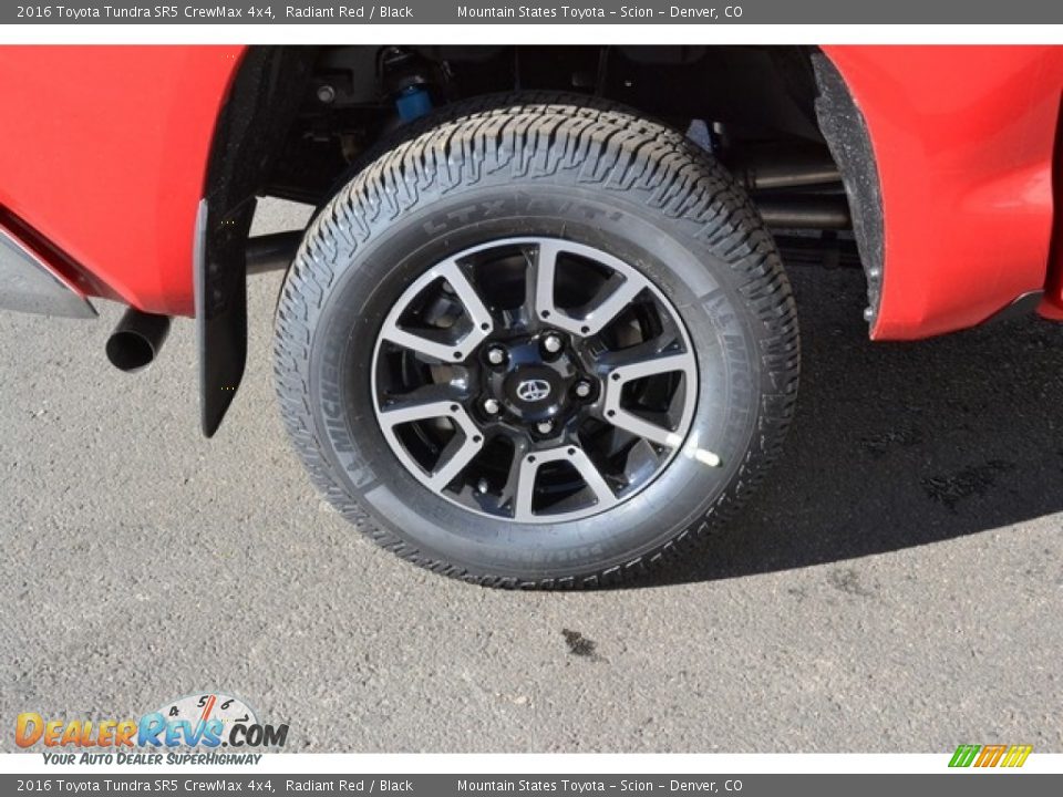 2016 Toyota Tundra SR5 CrewMax 4x4 Radiant Red / Black Photo #9