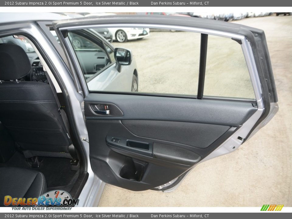 2012 Subaru Impreza 2.0i Sport Premium 5 Door Ice Silver Metallic / Black Photo #20