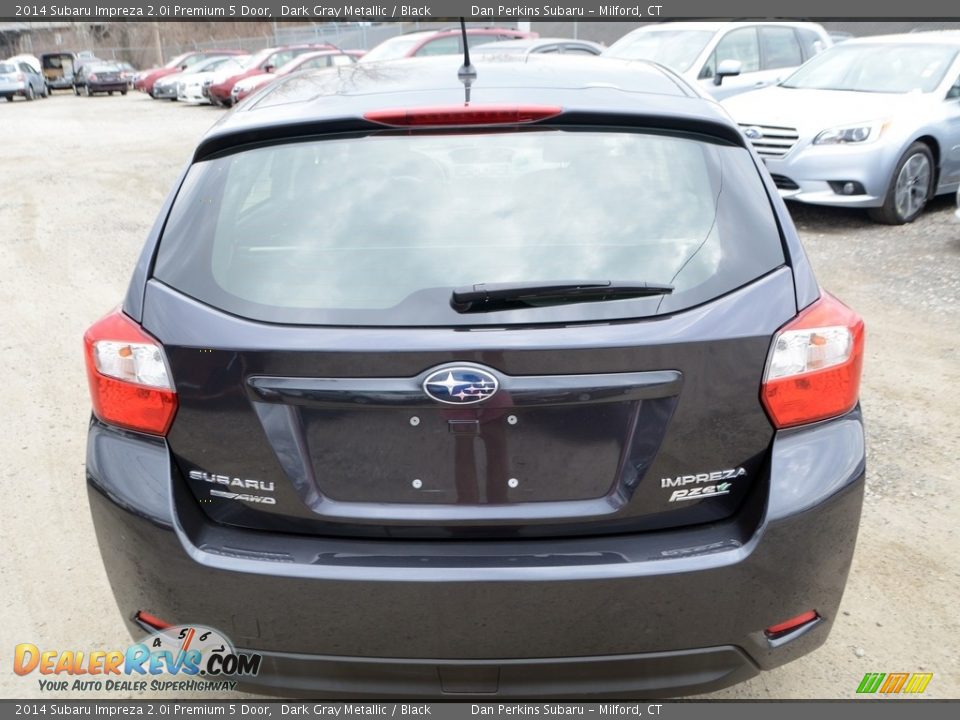 2014 Subaru Impreza 2.0i Premium 5 Door Dark Gray Metallic / Black Photo #7