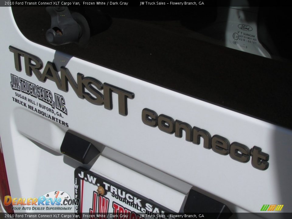 2010 Ford Transit Connect XLT Cargo Van Frozen White / Dark Gray Photo #9