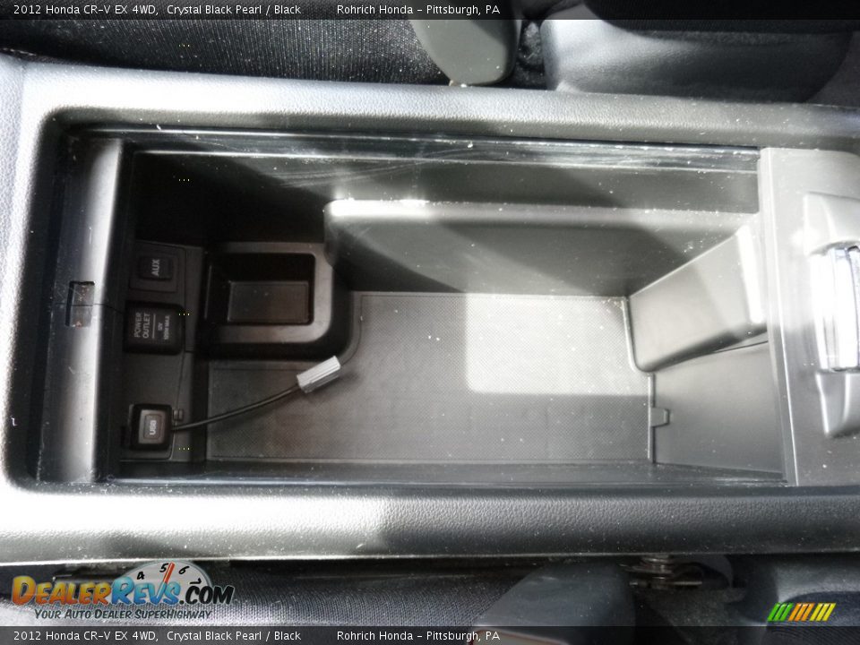 2012 Honda CR-V EX 4WD Crystal Black Pearl / Black Photo #21
