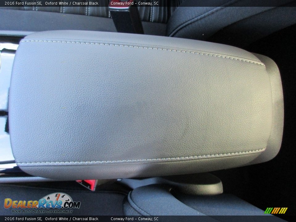 2016 Ford Fusion SE Oxford White / Charcoal Black Photo #24