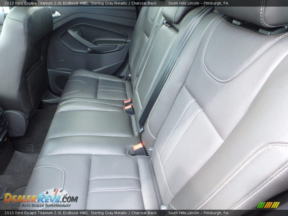 2013 Ford Escape Titanium 2.0L EcoBoost 4WD Sterling Gray Metallic / Charcoal Black Photo #15