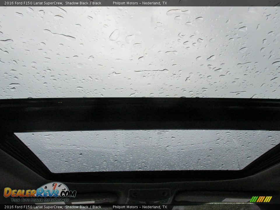 2016 Ford F150 Lariat SuperCrew Shadow Black / Black Photo #22