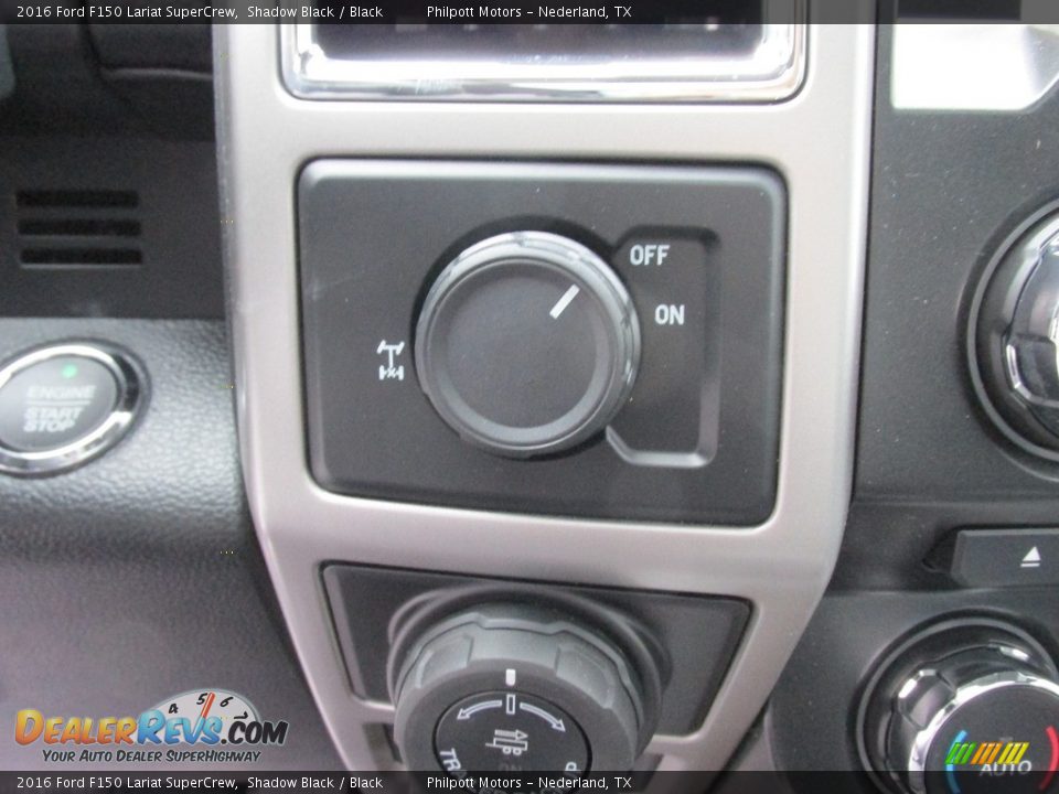 2016 Ford F150 Lariat SuperCrew Shadow Black / Black Photo #28