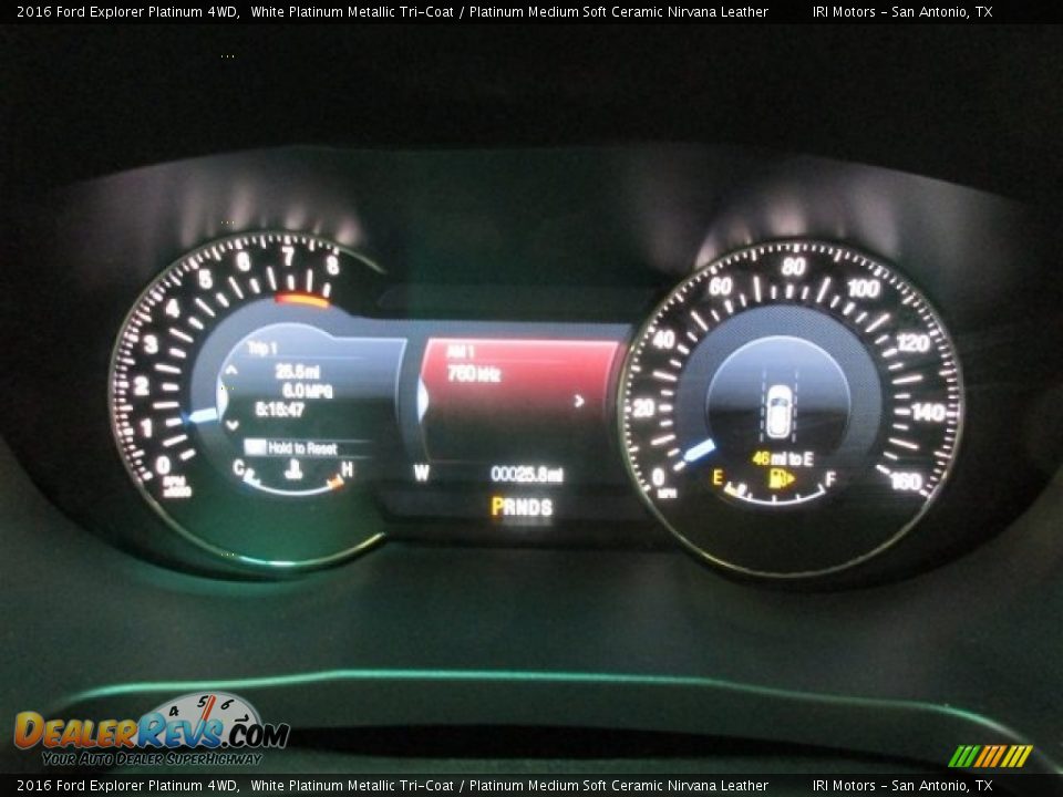 2016 Ford Explorer Platinum 4WD White Platinum Metallic Tri-Coat / Platinum Medium Soft Ceramic Nirvana Leather Photo #21