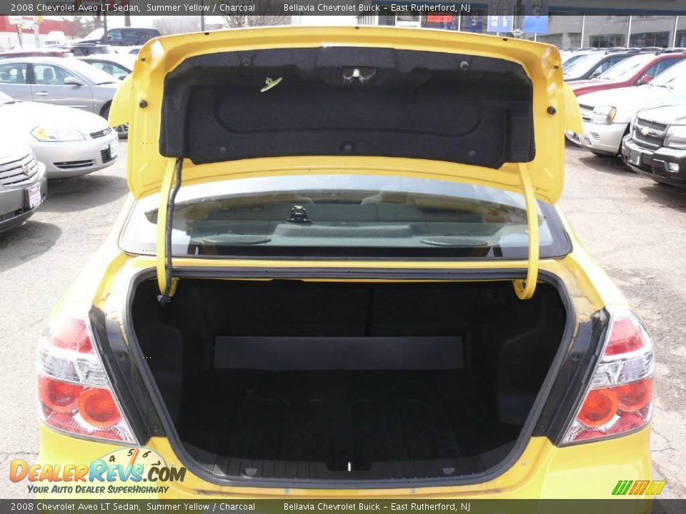 2008 Chevrolet Aveo LT Sedan Summer Yellow / Charcoal Photo #13