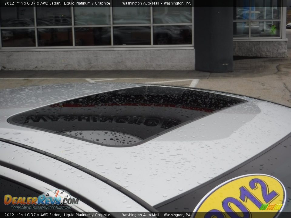 2012 Infiniti G 37 x AWD Sedan Liquid Platinum / Graphite Photo #3