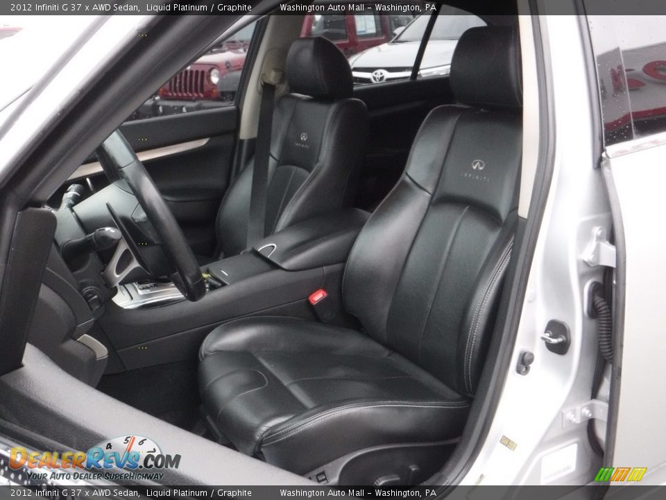 2012 Infiniti G 37 x AWD Sedan Liquid Platinum / Graphite Photo #12