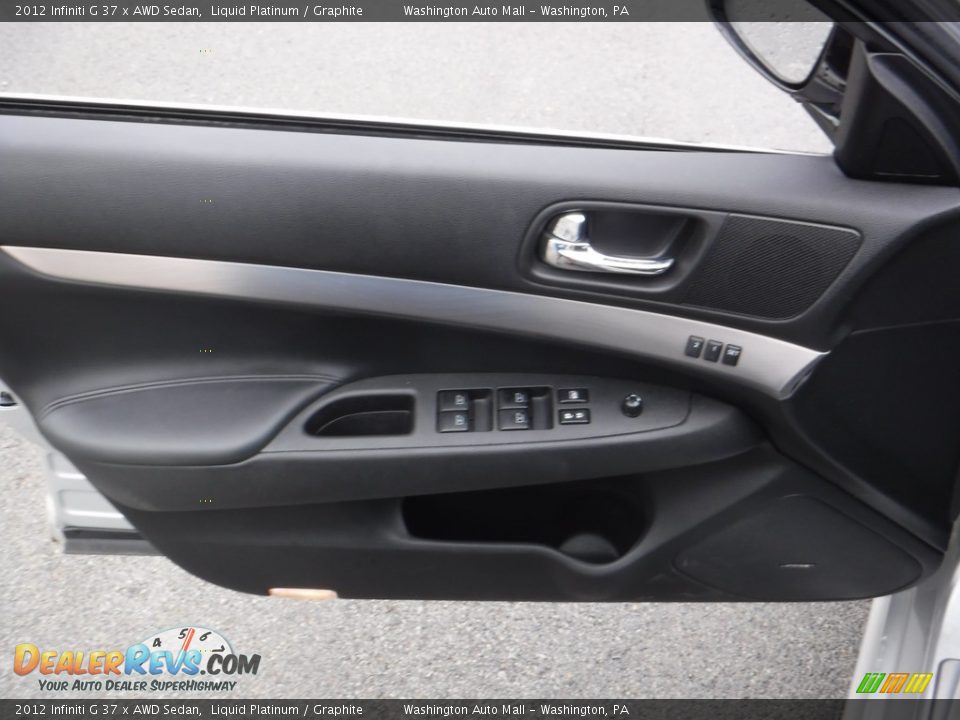 2012 Infiniti G 37 x AWD Sedan Liquid Platinum / Graphite Photo #13
