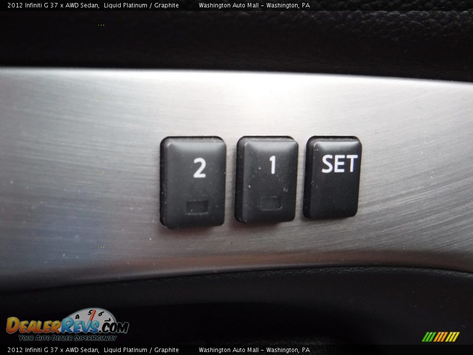 2012 Infiniti G 37 x AWD Sedan Liquid Platinum / Graphite Photo #15