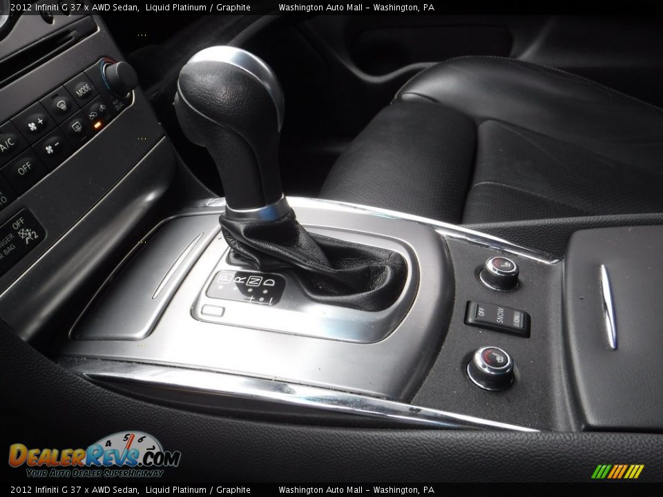 2012 Infiniti G 37 x AWD Sedan Liquid Platinum / Graphite Photo #16