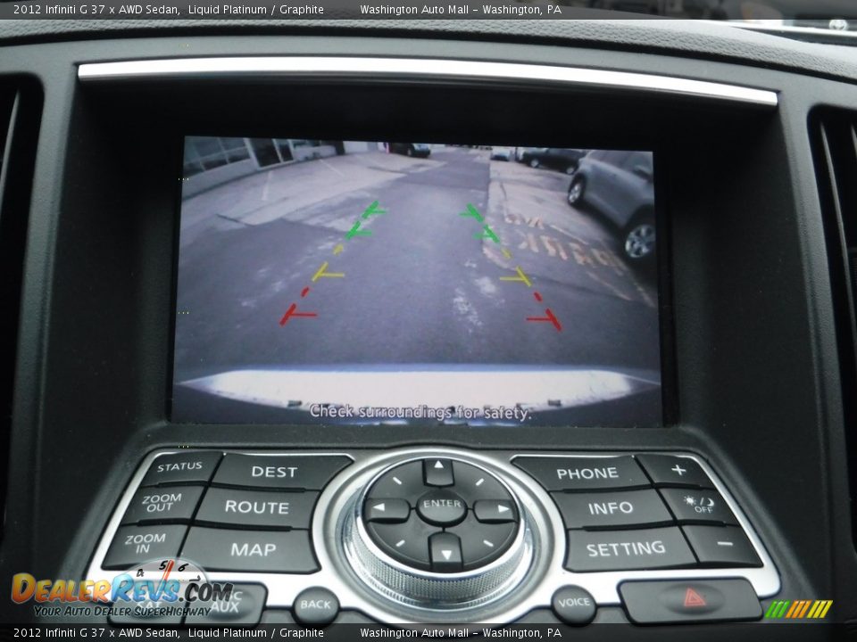 2012 Infiniti G 37 x AWD Sedan Liquid Platinum / Graphite Photo #19