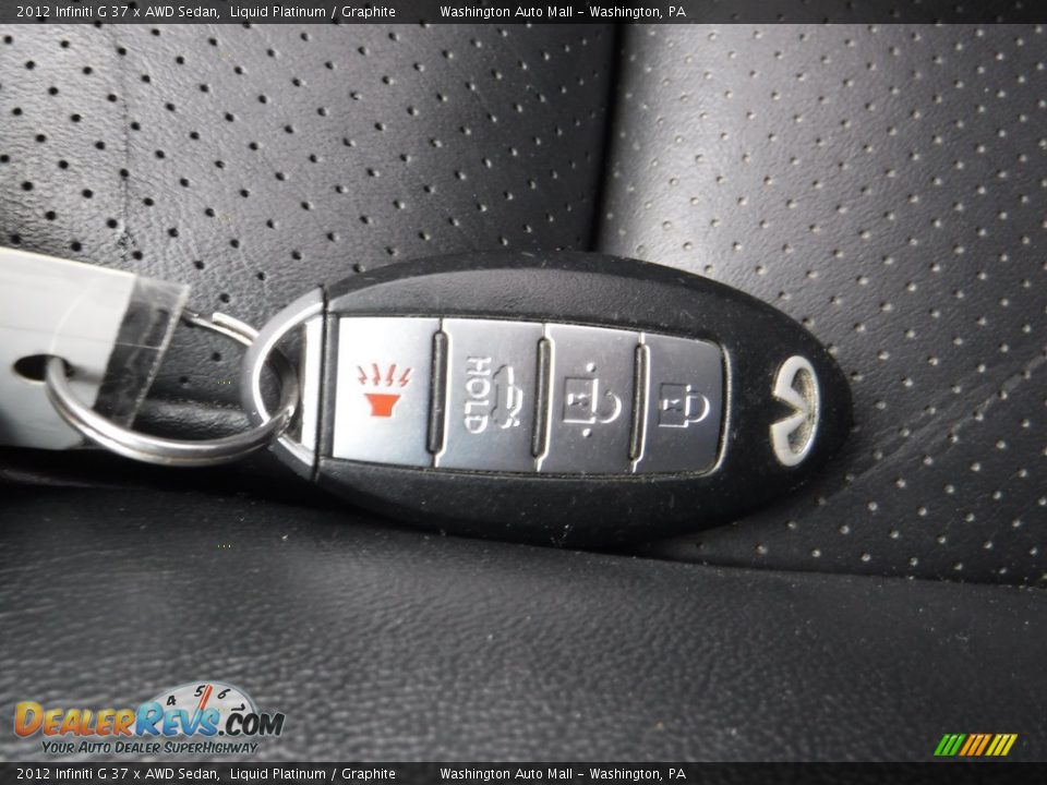 2012 Infiniti G 37 x AWD Sedan Liquid Platinum / Graphite Photo #23