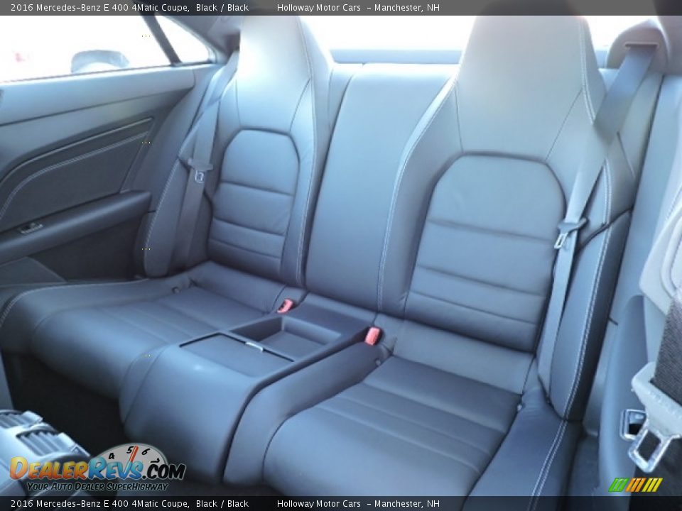 Rear Seat of 2016 Mercedes-Benz E 400 4Matic Coupe Photo #8