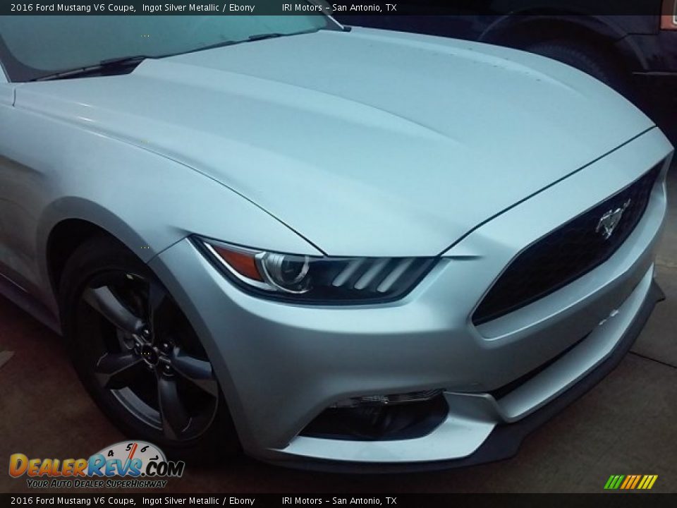 2016 Ford Mustang V6 Coupe Ingot Silver Metallic / Ebony Photo #7