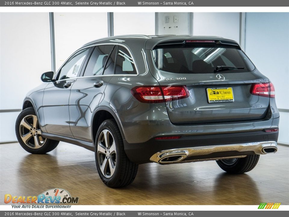 2016 Mercedes-Benz GLC 300 4Matic Selenite Grey Metallic / Black Photo #3
