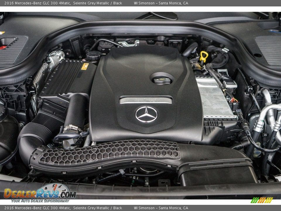 2016 Mercedes-Benz GLC 300 4Matic Selenite Grey Metallic / Black Photo #9