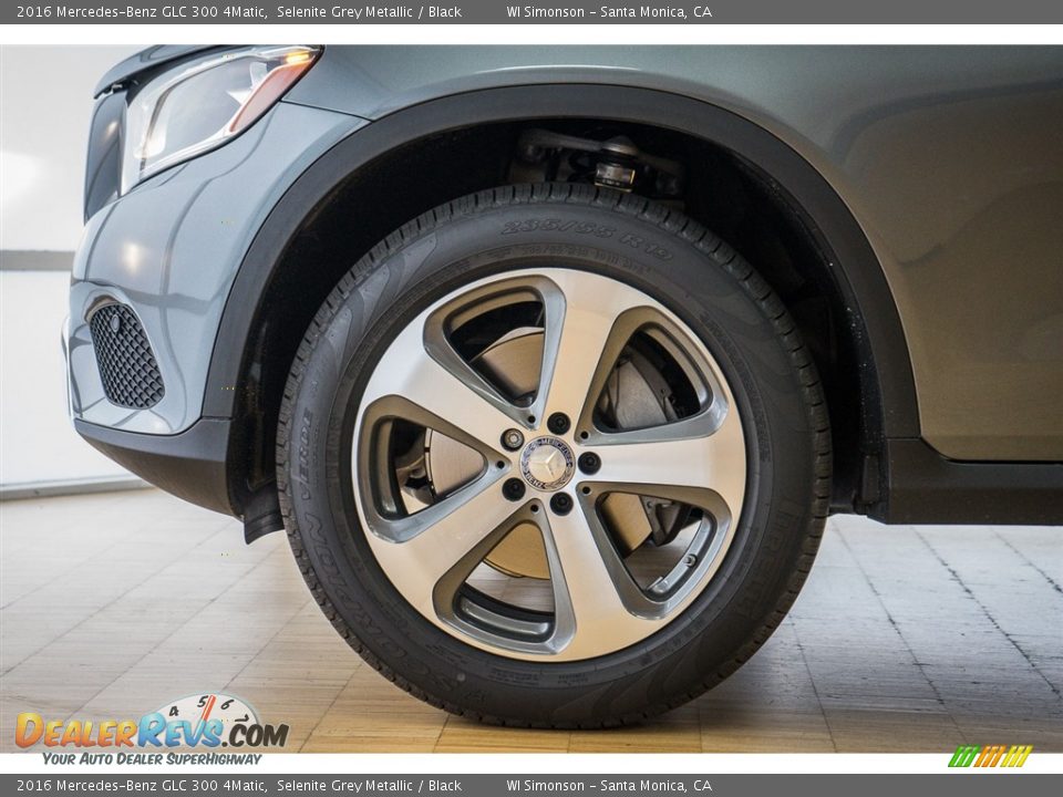 2016 Mercedes-Benz GLC 300 4Matic Selenite Grey Metallic / Black Photo #10