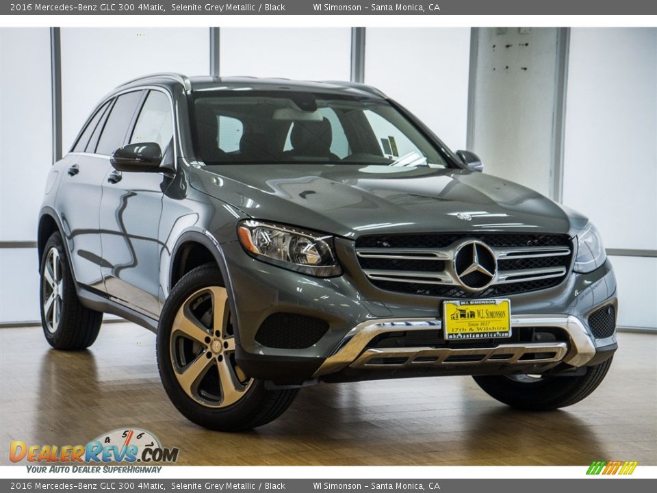 2016 Mercedes-Benz GLC 300 4Matic Selenite Grey Metallic / Black Photo #12
