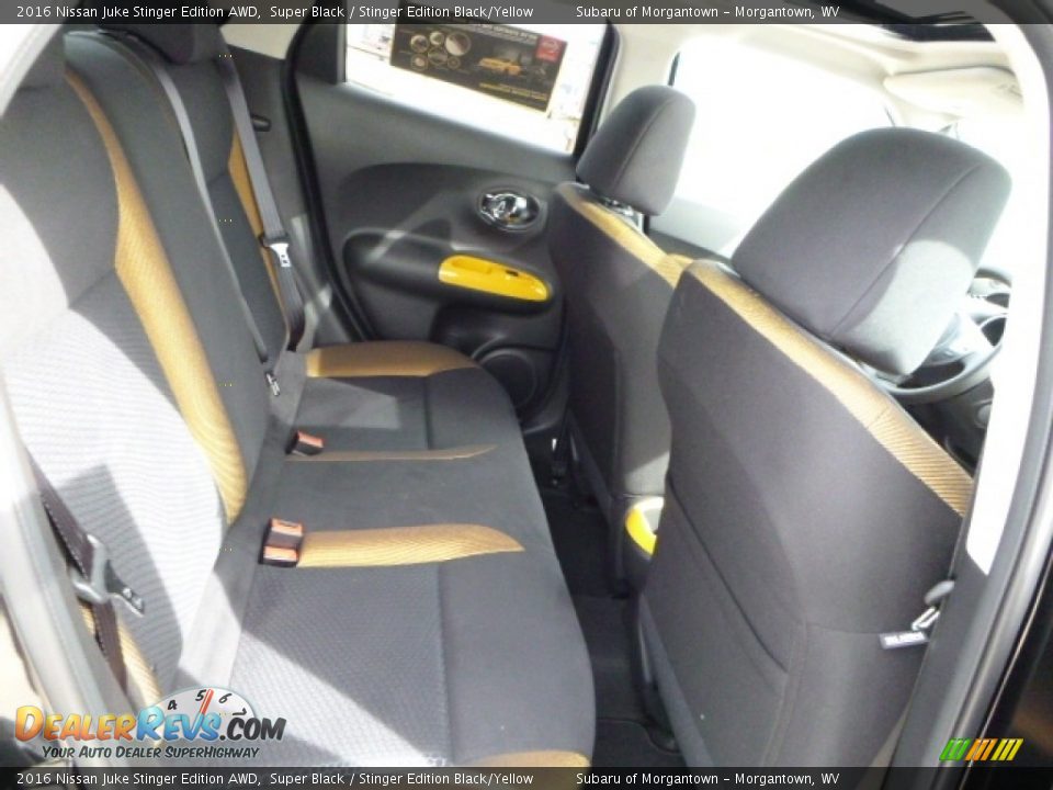 Rear Seat of 2016 Nissan Juke Stinger Edition AWD Photo #7