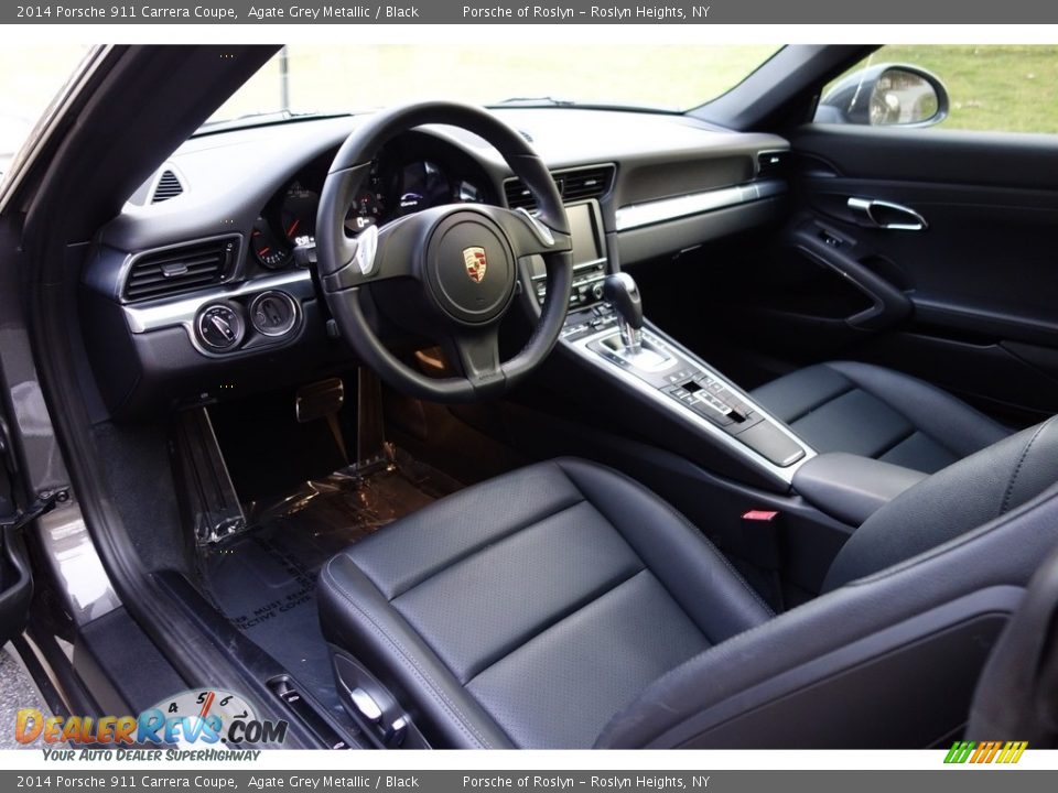 2014 Porsche 911 Carrera Coupe Agate Grey Metallic / Black Photo #11