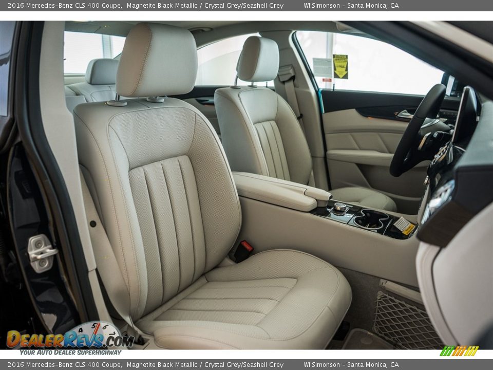 2016 Mercedes-Benz CLS 400 Coupe Magnetite Black Metallic / Crystal Grey/Seashell Grey Photo #2
