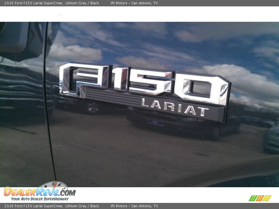 2016 Ford F150 Lariat SuperCrew Lithium Gray / Black Photo #5