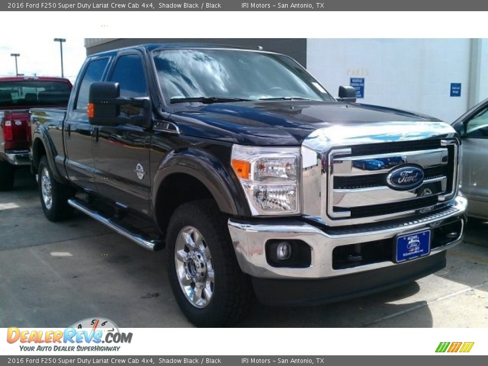 2016 Ford F250 Super Duty Lariat Crew Cab 4x4 Shadow Black / Black Photo #1