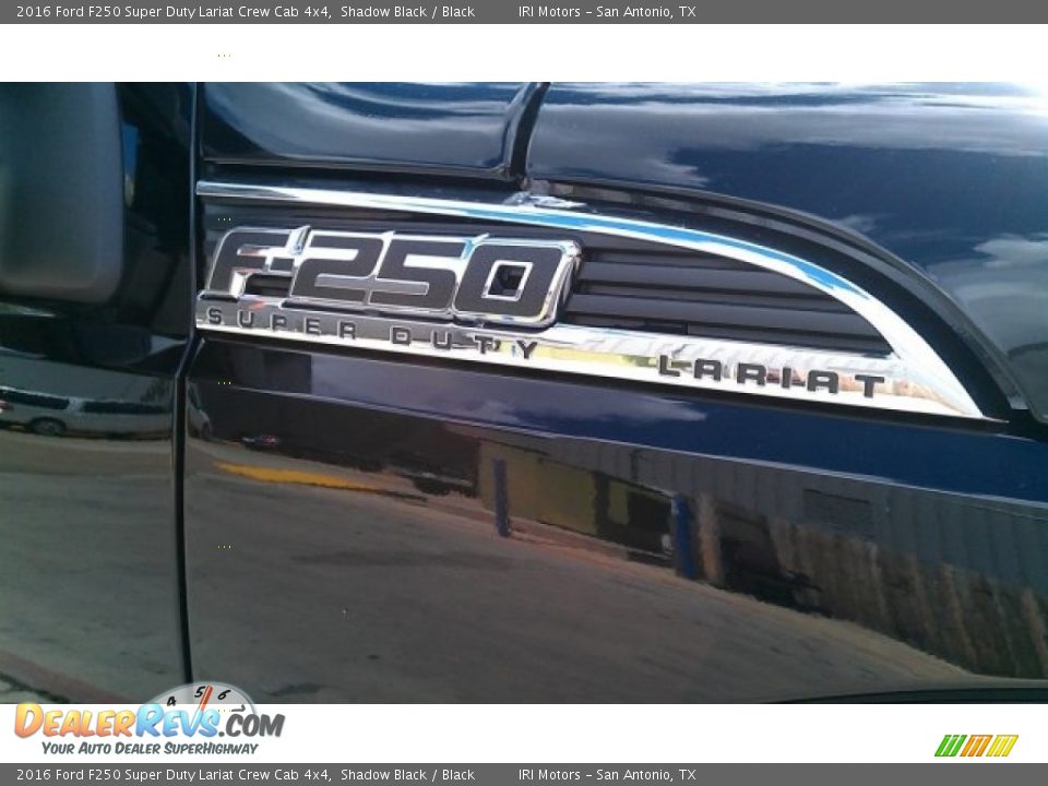 2016 Ford F250 Super Duty Lariat Crew Cab 4x4 Shadow Black / Black Photo #2